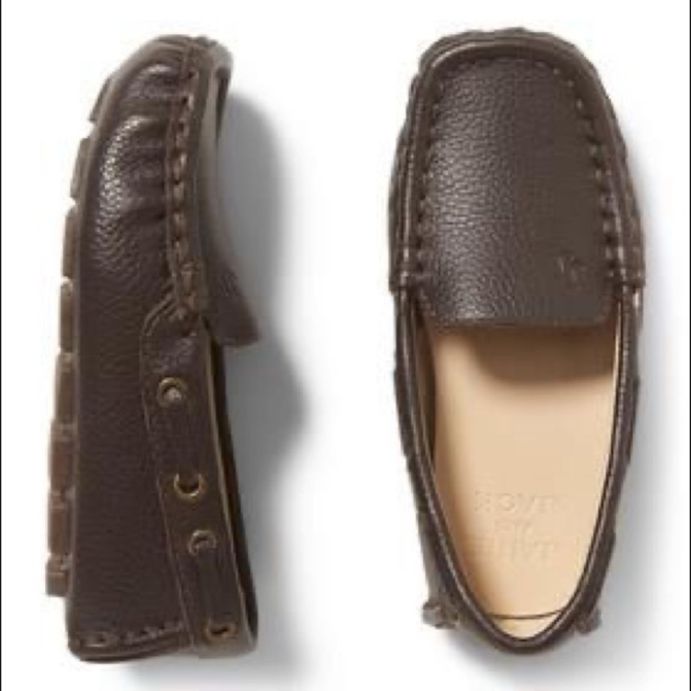 Janie and Jack Leather Driving Shoe, 5 - NEW